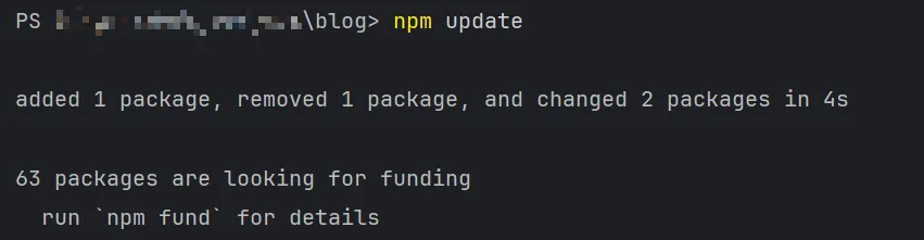 更新其他依赖项