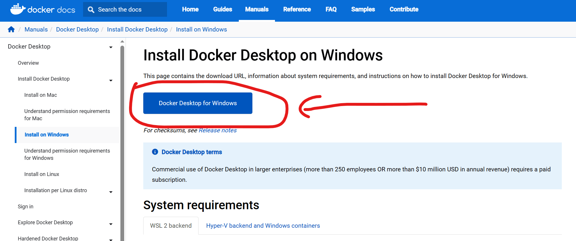 Docker Desktop安装