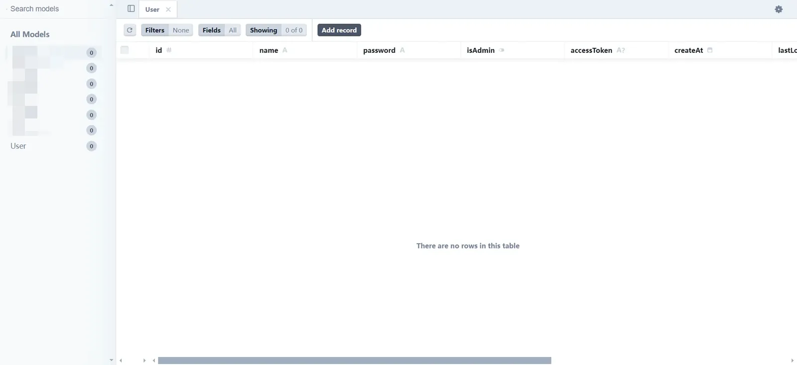 新增的字段没有同步到Prisma Studio