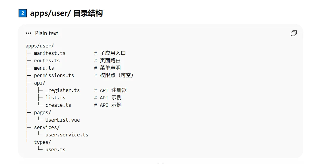 ChatGPT给出的目录结构