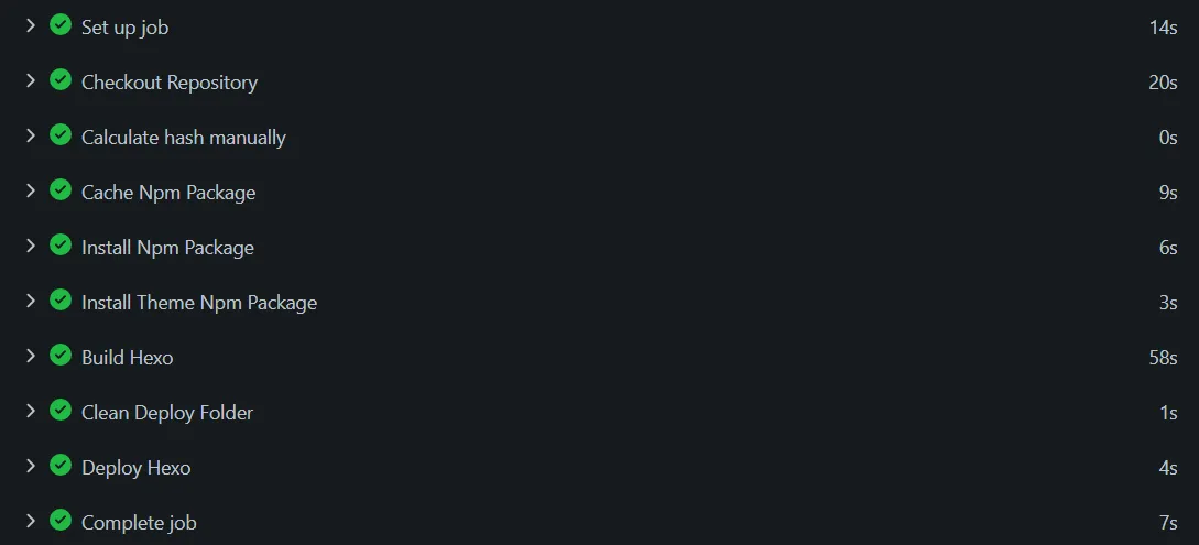 耗时2分4秒，舒服了