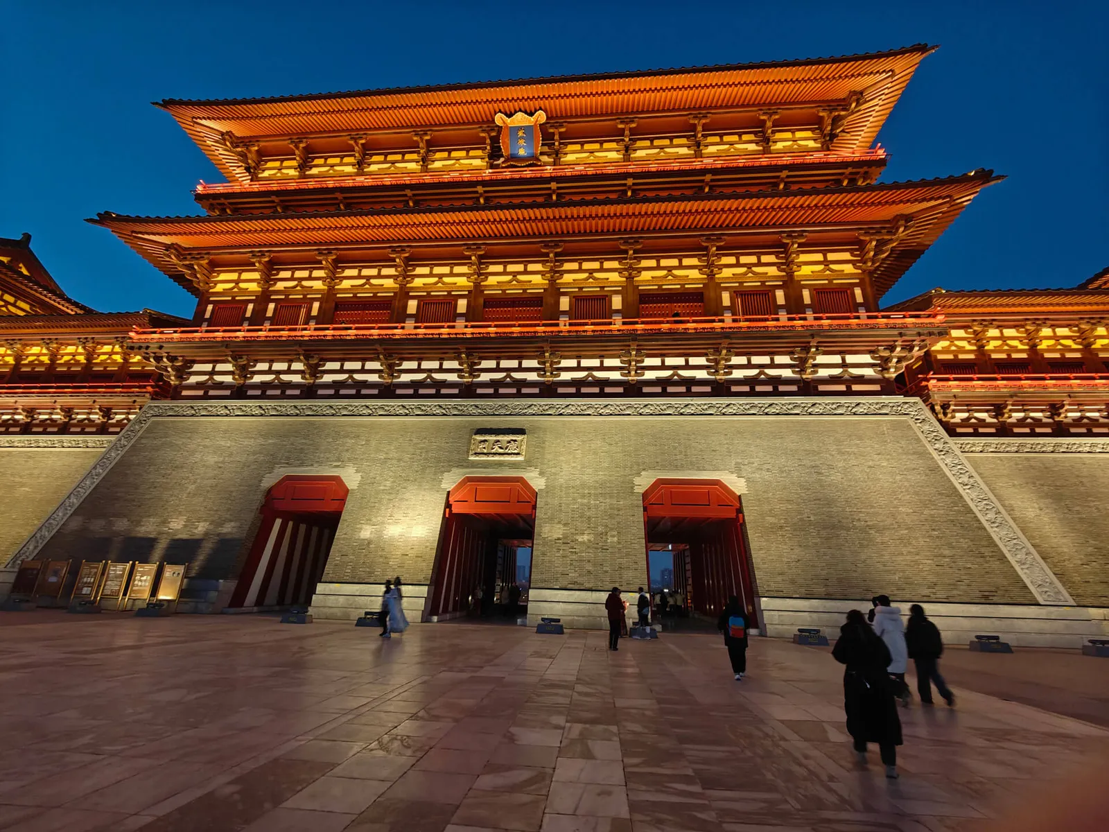 博物馆二楼的应天门（仿建）