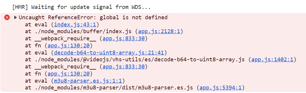 VuePress中引用videojs库报global is not defined