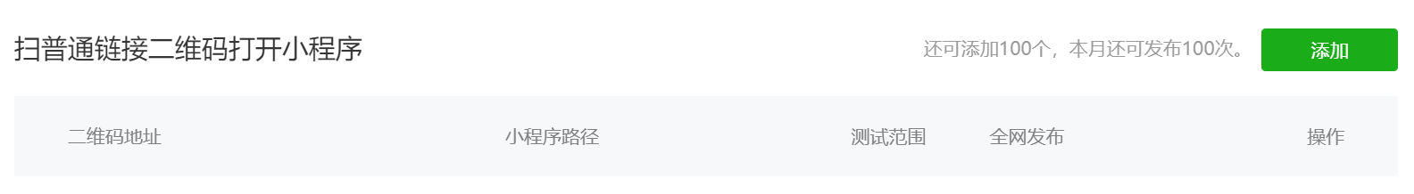 普通二维码打开微信小程序的接入流程