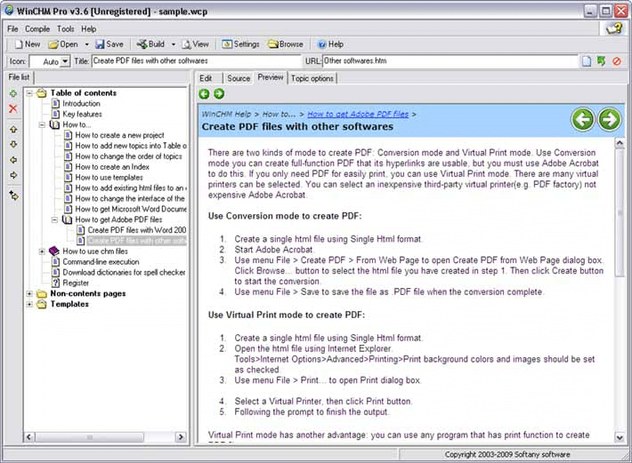 WinCHM Pro：CHM文件读取/编译工具